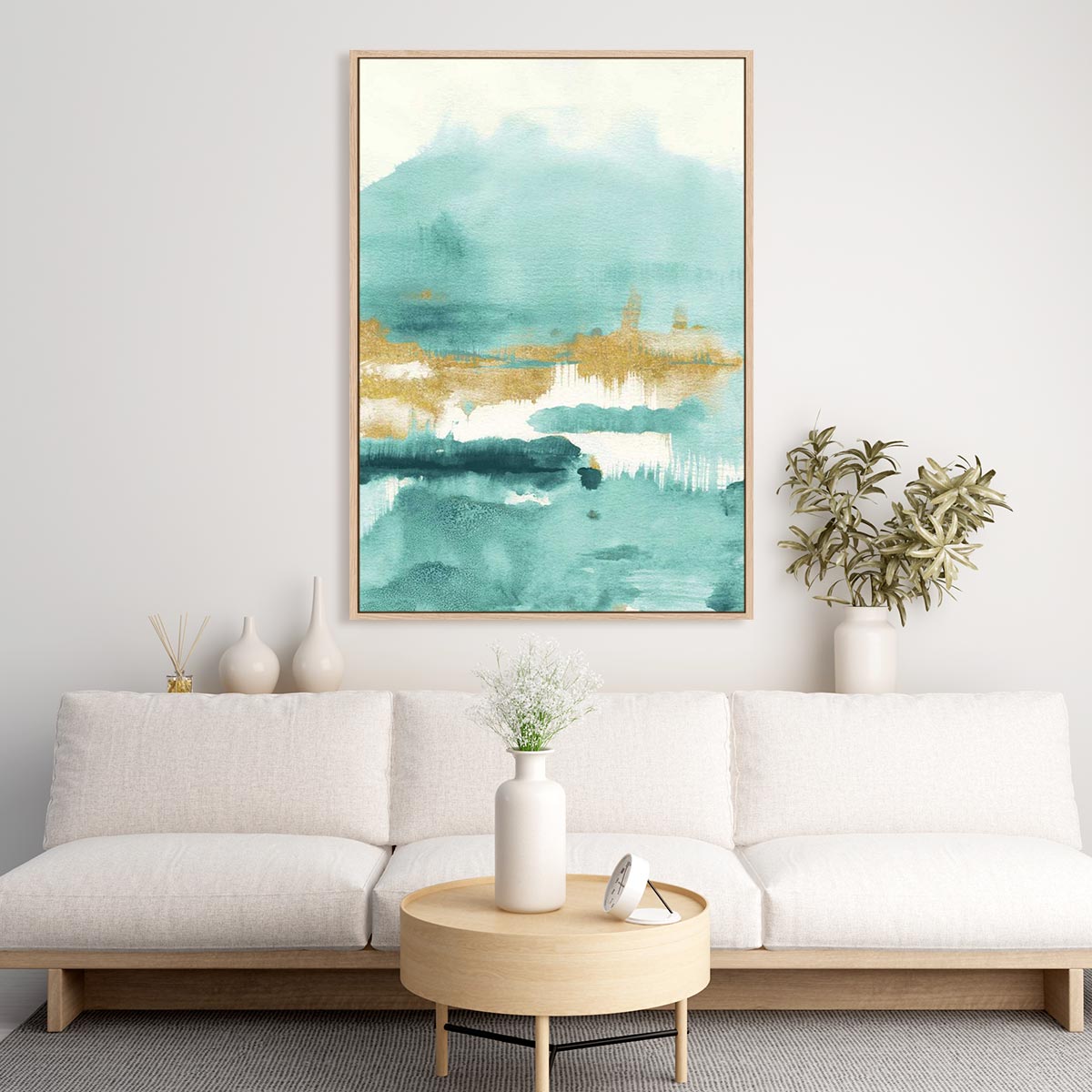 Blue Saffron II Wall Art