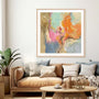 Tangerine Gold Mid Mod Wall Art