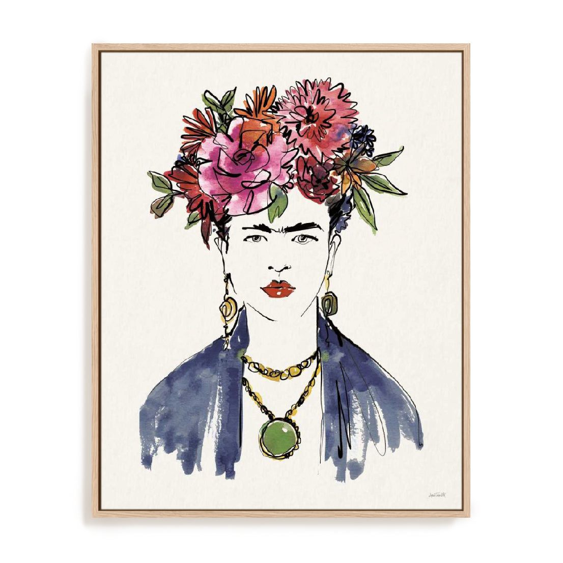 Frida Portrait I Wall Art