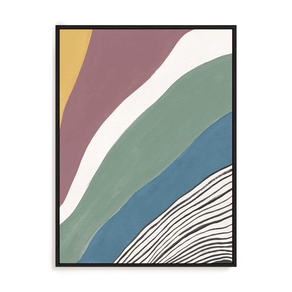 Colorful Retro Abstract IV Wall Art