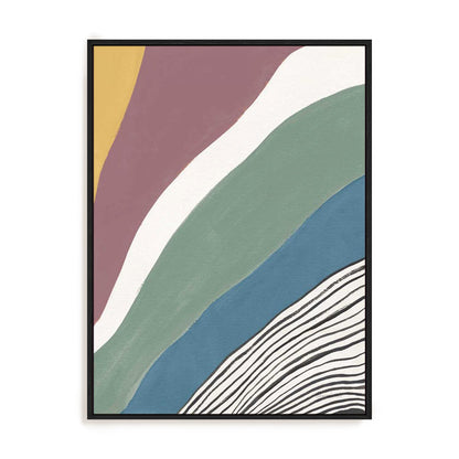 Colorful Retro Abstract IV Wall Art