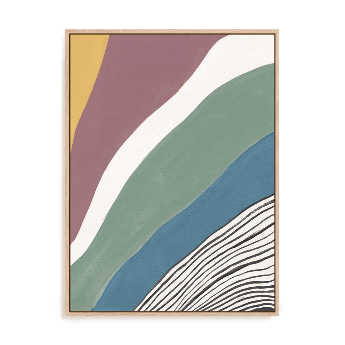 Colorful Retro Abstract IV Wall Art
