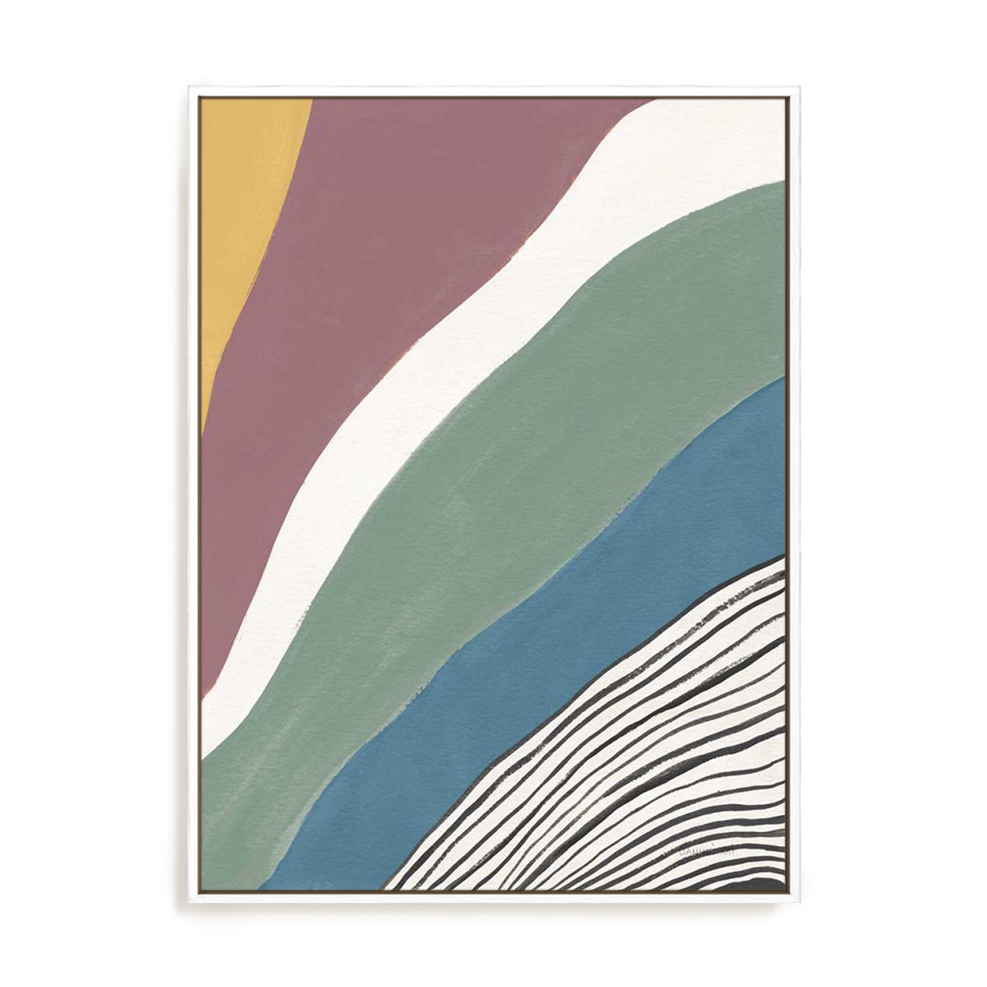 Colorful Retro Abstract IV Wall Art