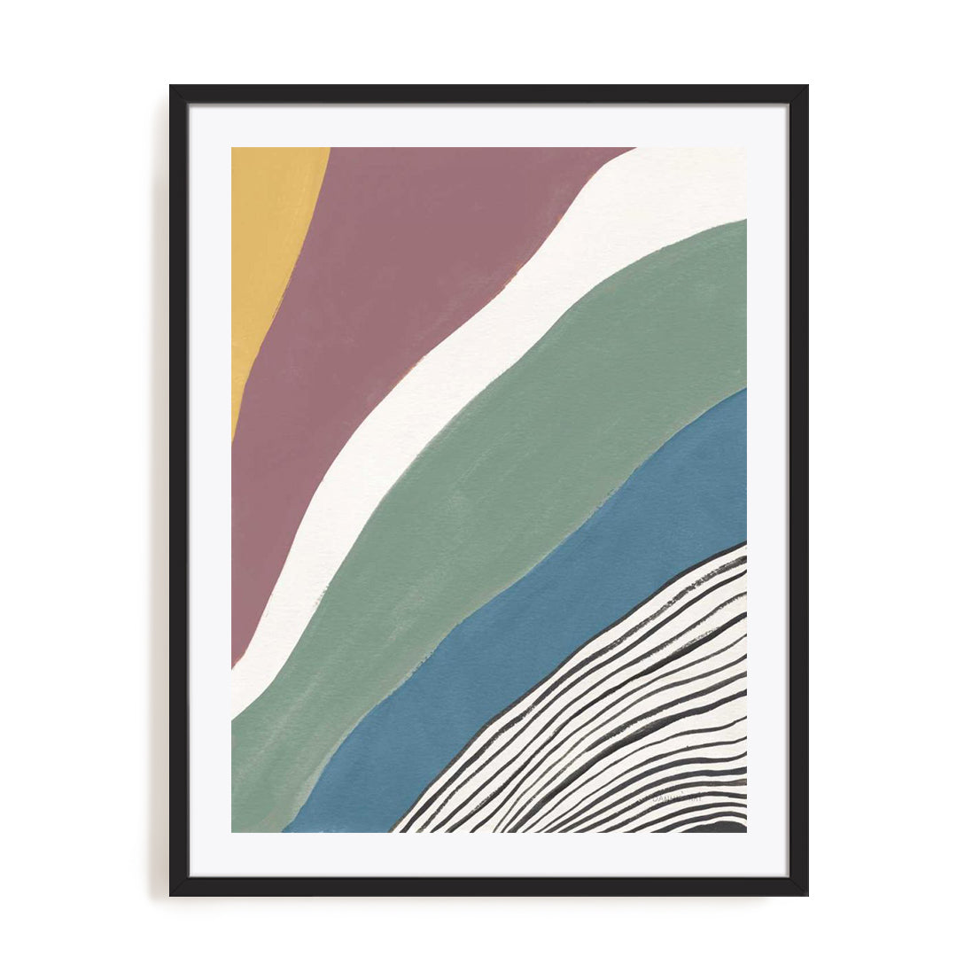 Colorful Retro Abstract IV Wall Art