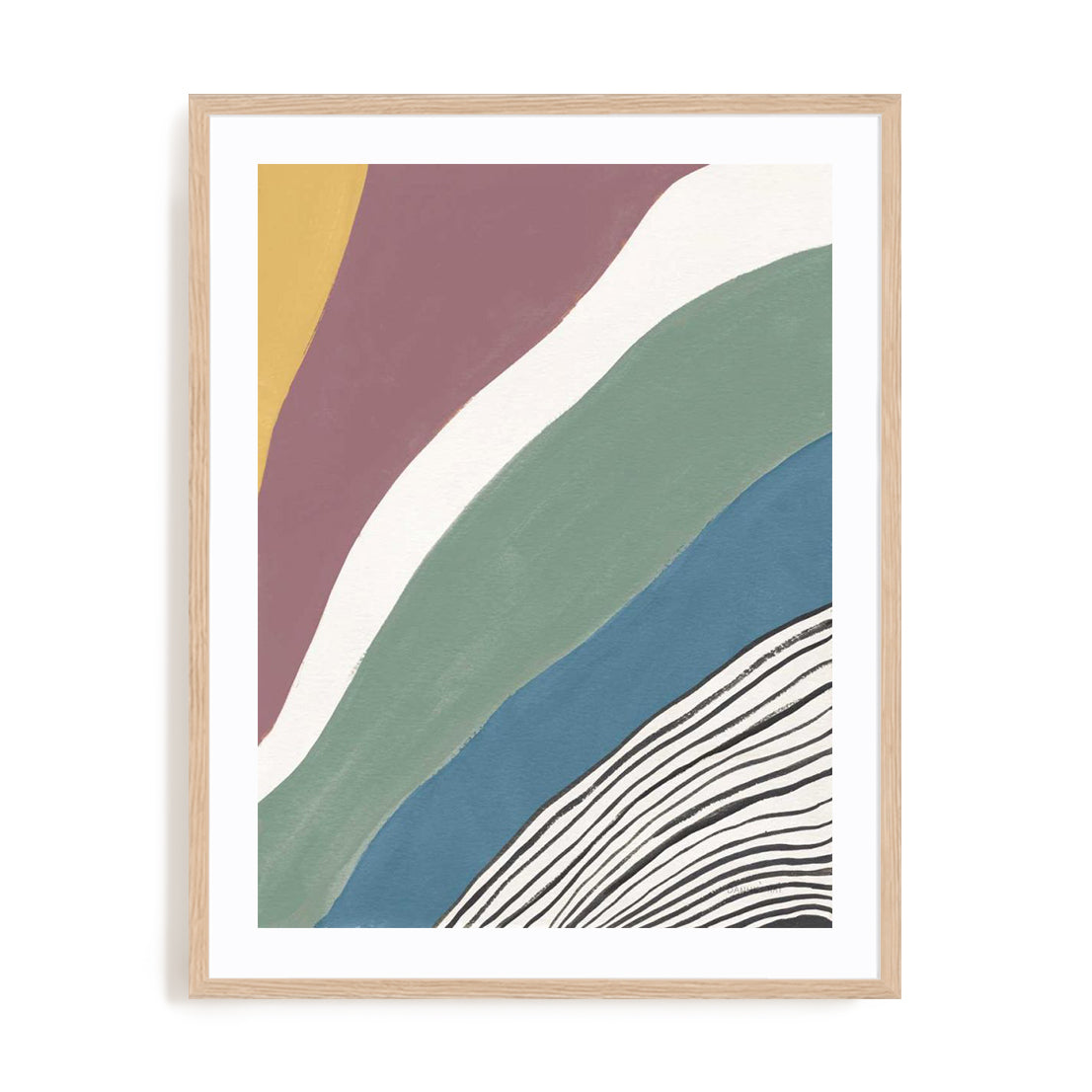 Colorful Retro Abstract IV Wall Art