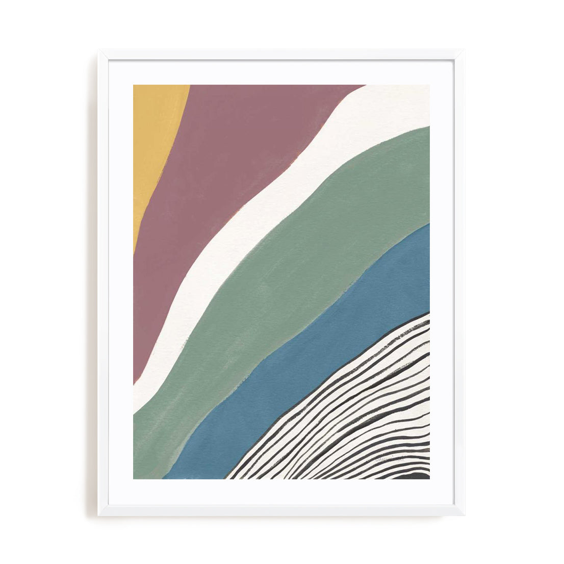 Colorful Retro Abstract IV Wall Art