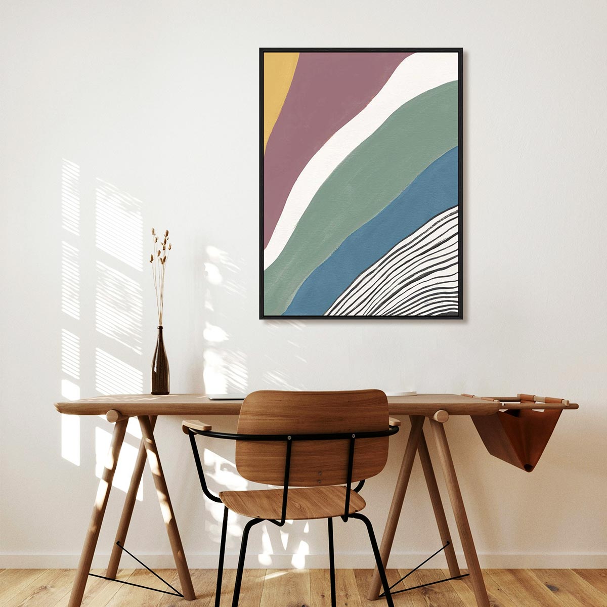 Colorful Retro Abstract IV Wall Art