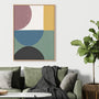 Colorful Retro Abstract V Wall Art