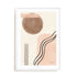 Geo Abstract II Neutral Pink Wall Art