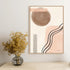 Geo Abstract II Neutral Pink Wall Art