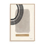 Geo Abstract III Neutral Pink Wall Art
