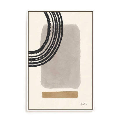 Geo Abstract III Neutral Pink Wall Art