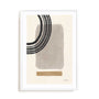 Geo Abstract III Neutral Pink Wall Art