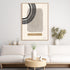 Geo Abstract III Neutral Pink Wall Art