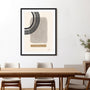 Geo Abstract III Neutral Pink Wall Art
