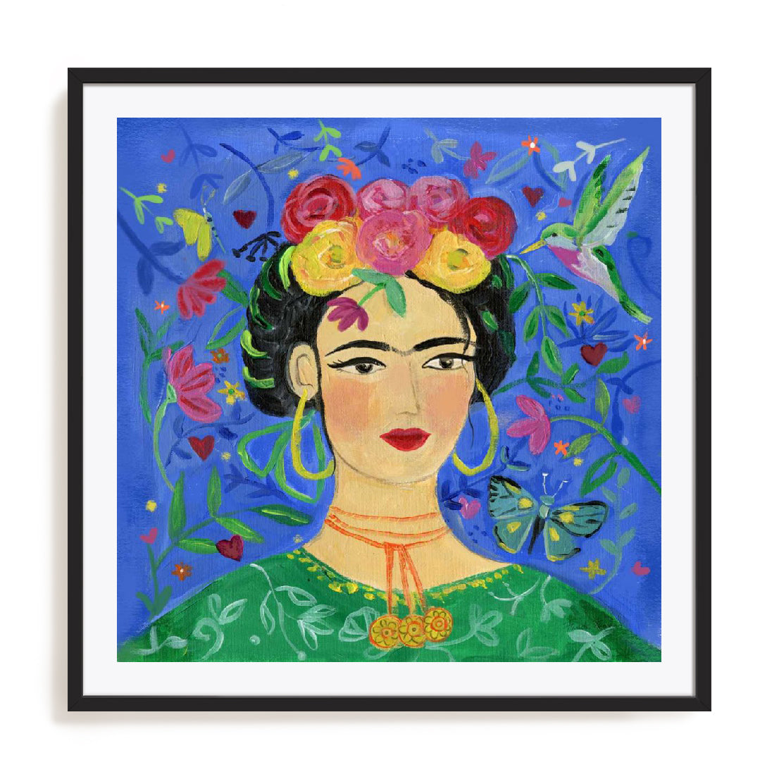 Frida Blue Wall Art