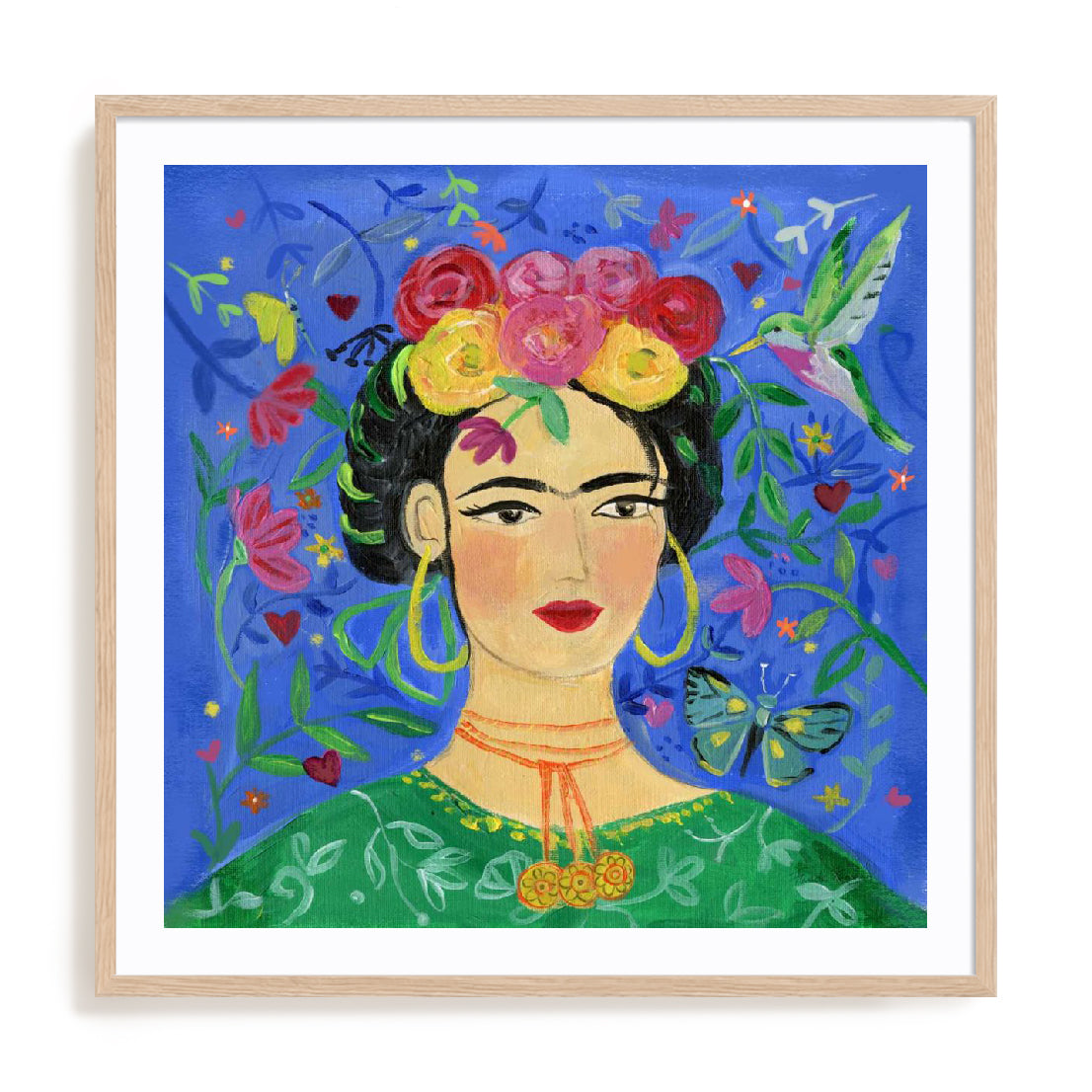 Frida Blue Wall Art