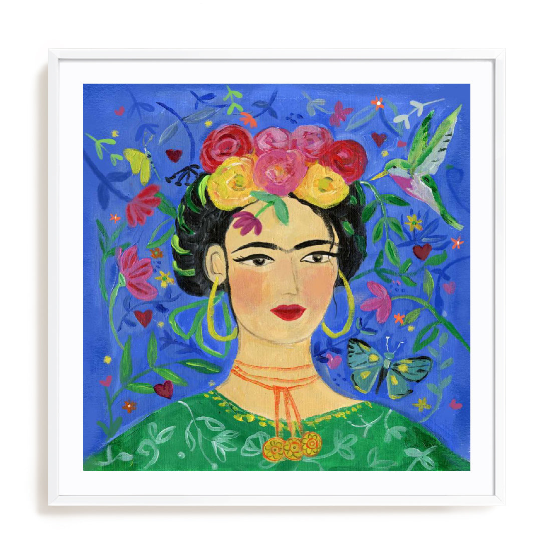 Frida Blue Wall Art