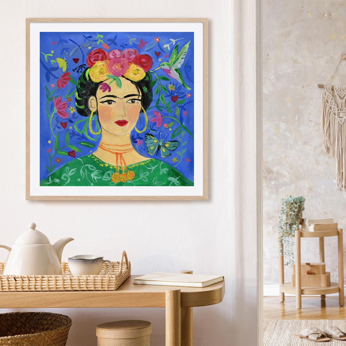 Frida Blue Wall Art