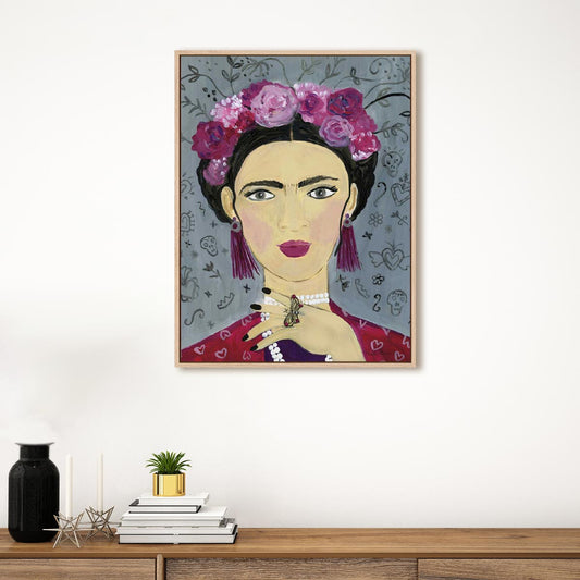 Frida Gray Wall Art
