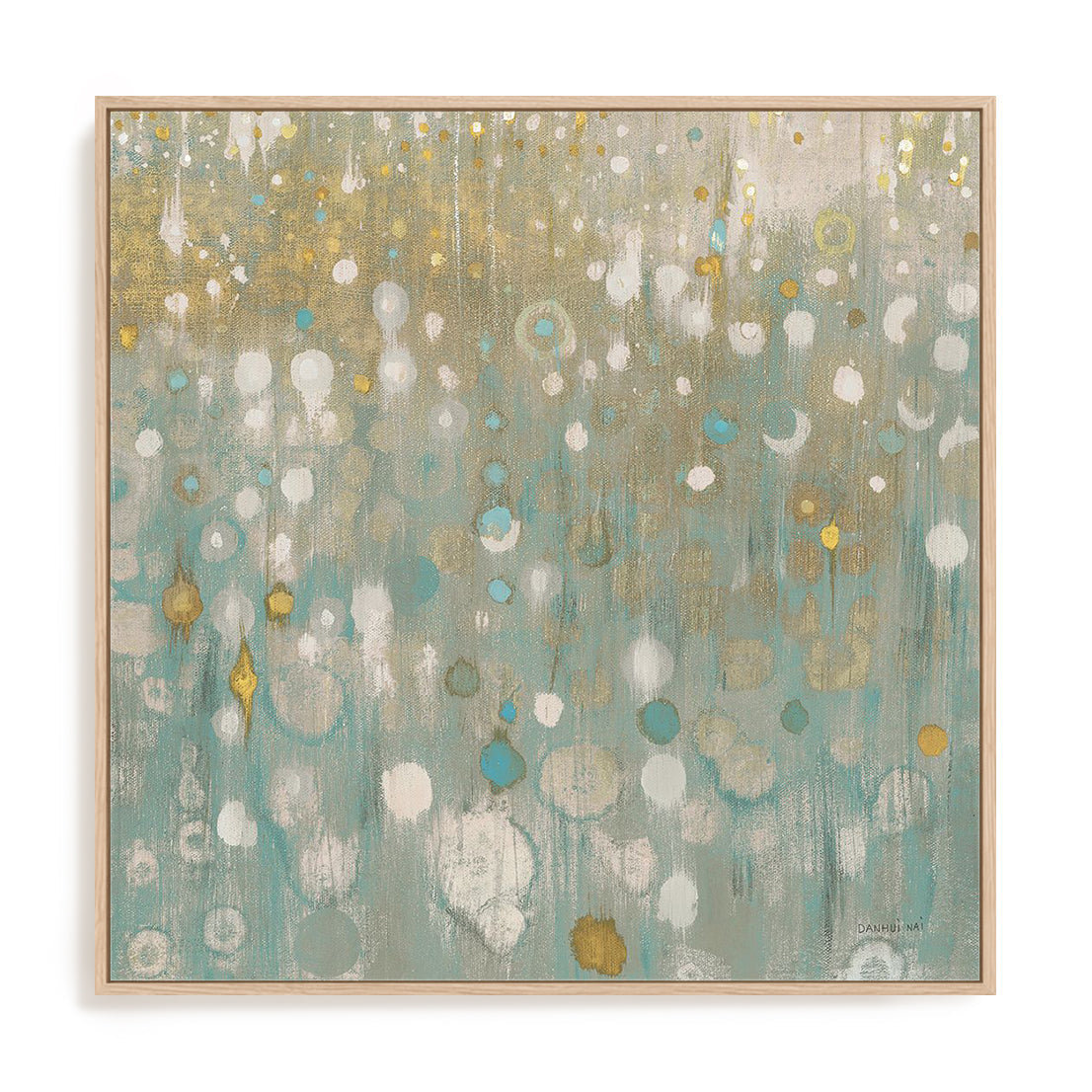 Rain Abstract II Neutral Wall Art