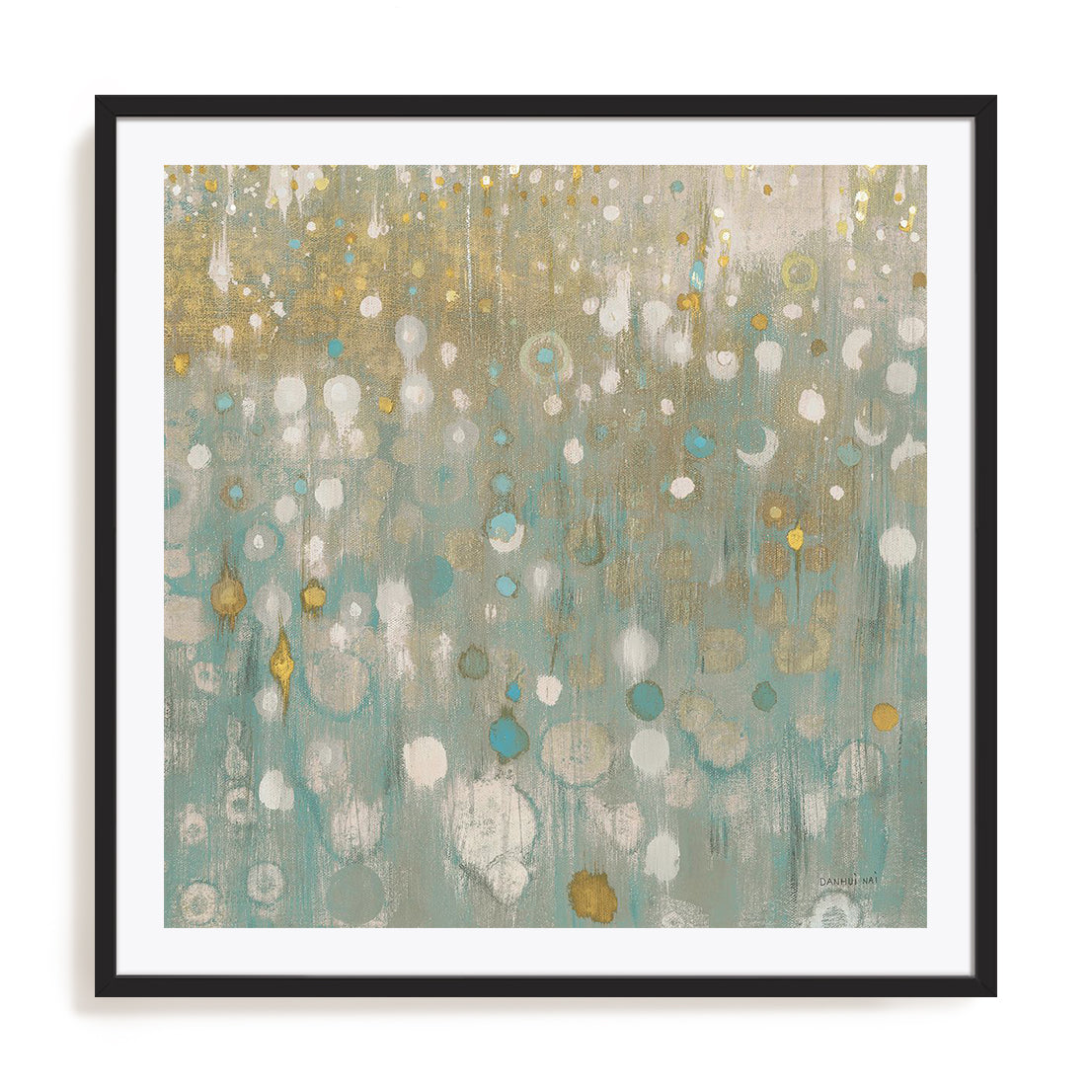 Rain Abstract II Neutral Wall Art