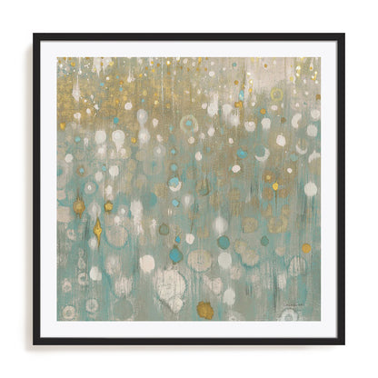 Rain Abstract II Neutral Wall Art
