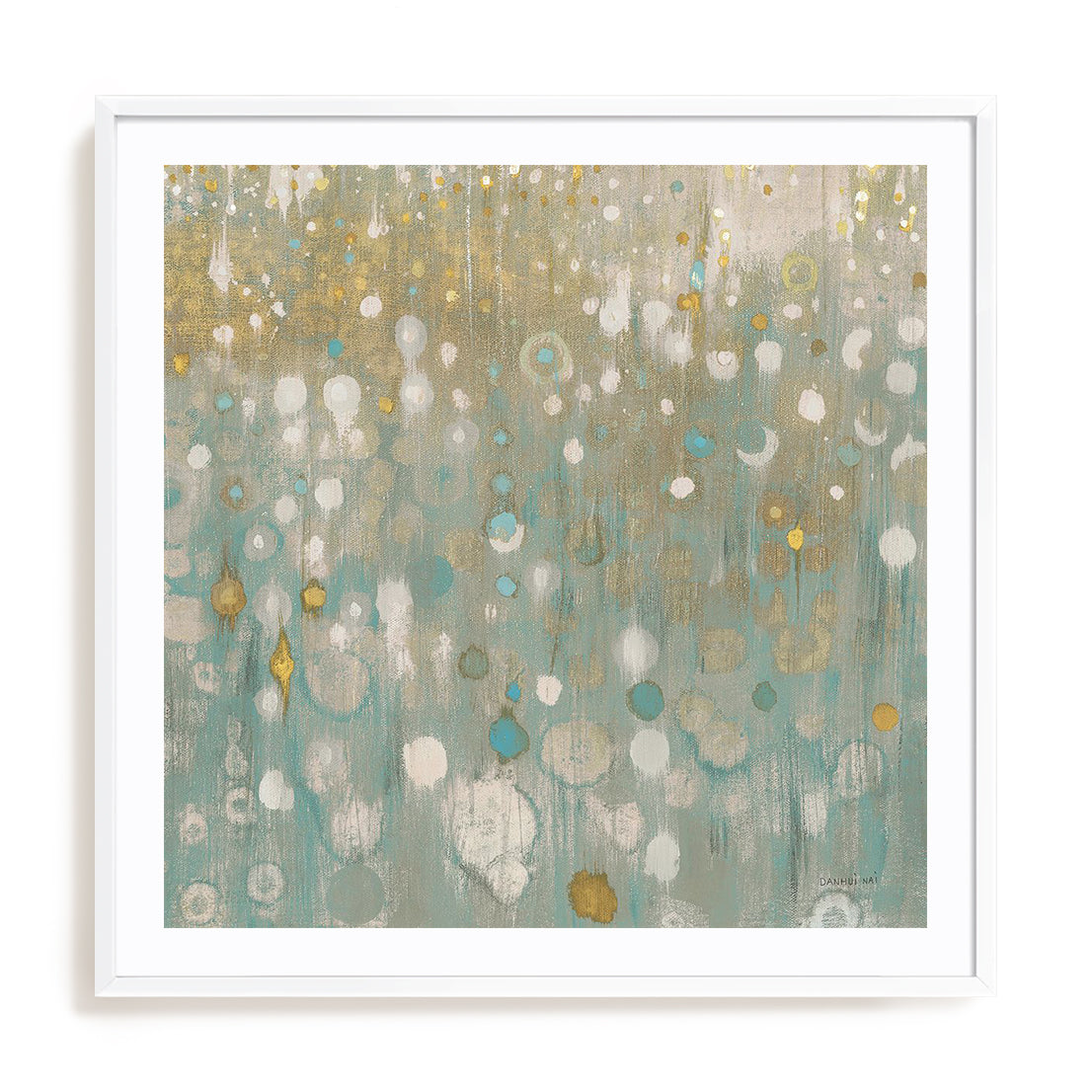 Rain Abstract II Neutral Wall Art