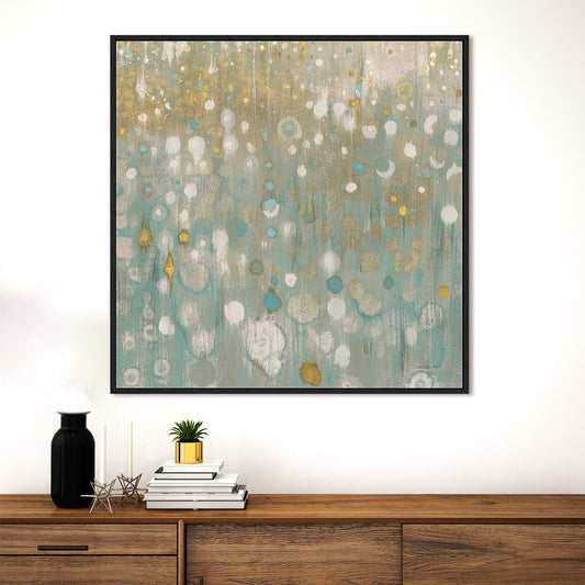 Rain Abstract II Neutral Wall Art