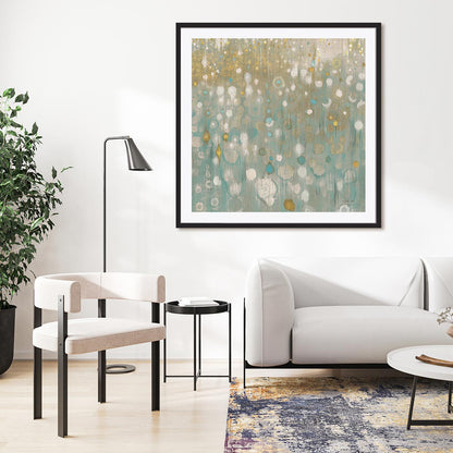 Rain Abstract II Neutral Wall Art