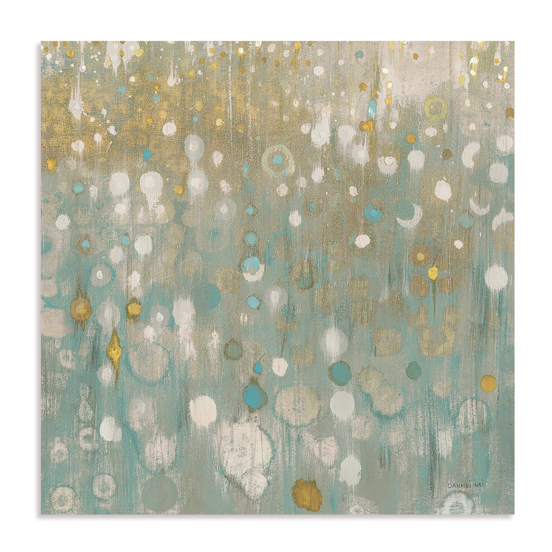 Rain Abstract II Neutral Wall Art