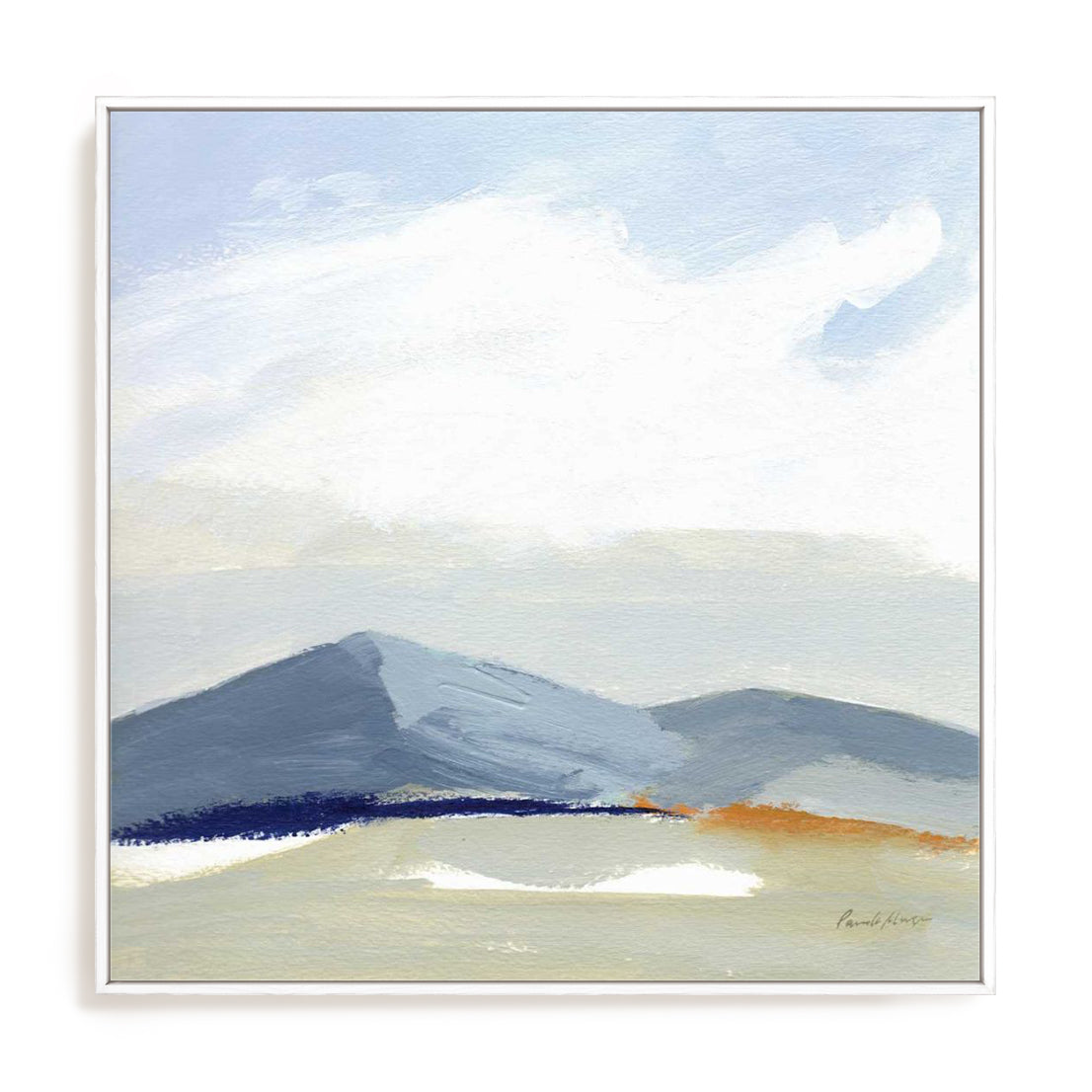 This Land II Art in Stretched Canvas, Framed Print Under Glass, and Gallery Wrapped Shadow Box Canvas