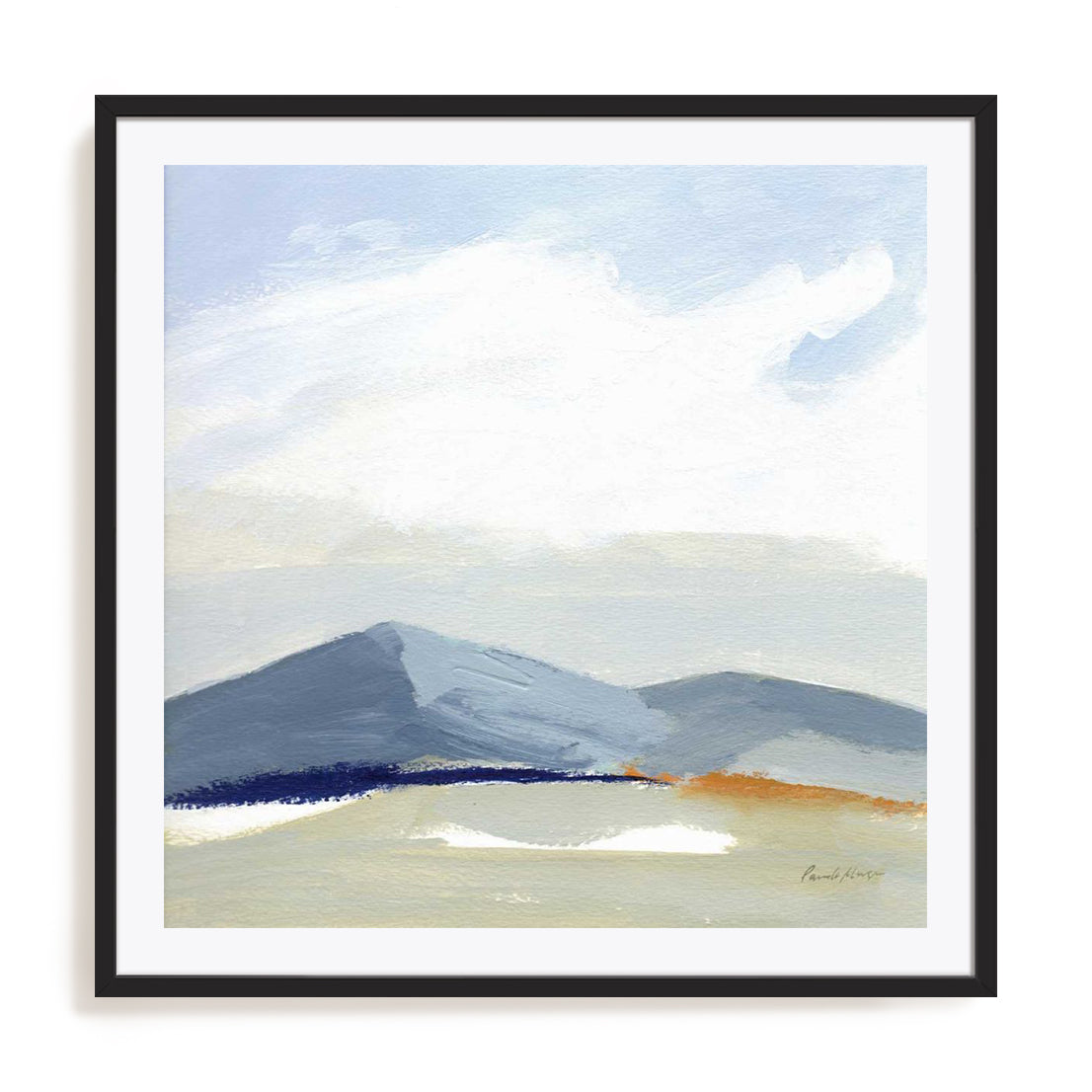 This Land II Art in Stretched Canvas, Framed Print Under Glass, and Gallery Wrapped Shadow Box Canvas