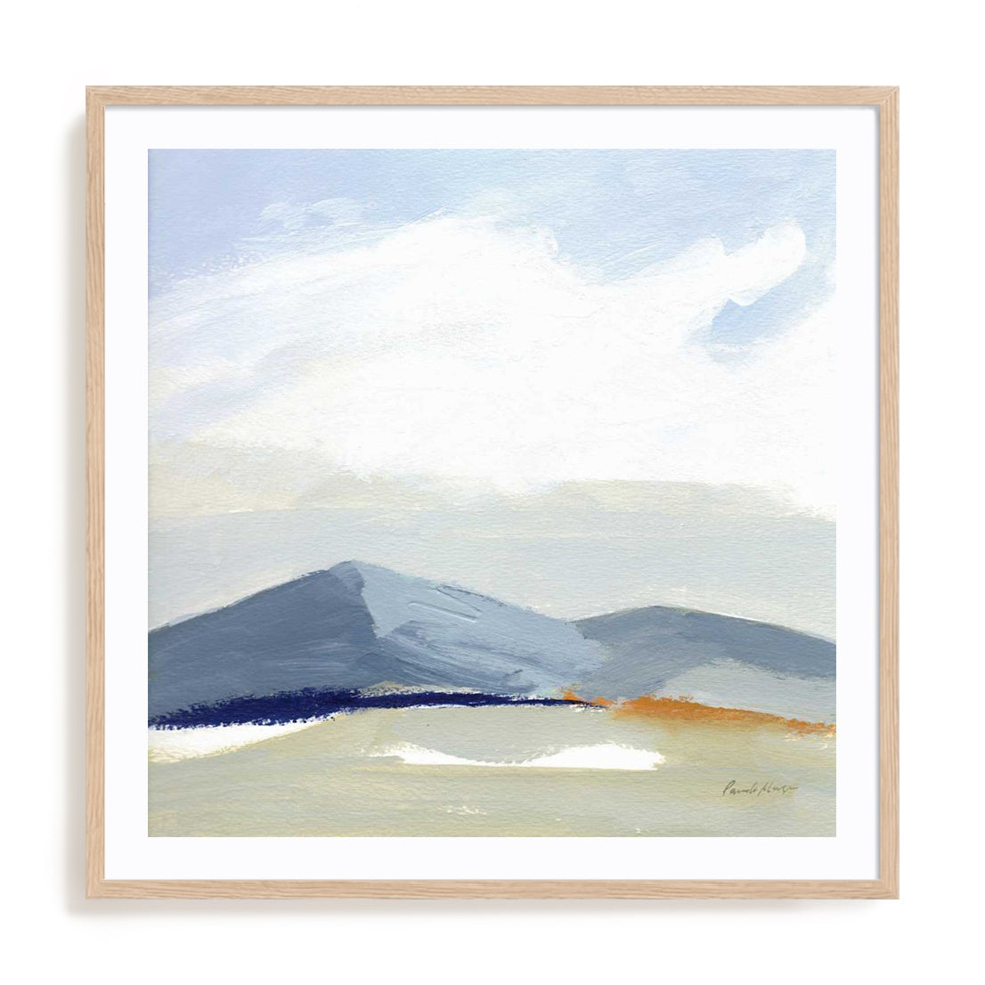 This Land II Art in Stretched Canvas, Framed Print Under Glass, and Gallery Wrapped Shadow Box Canvas