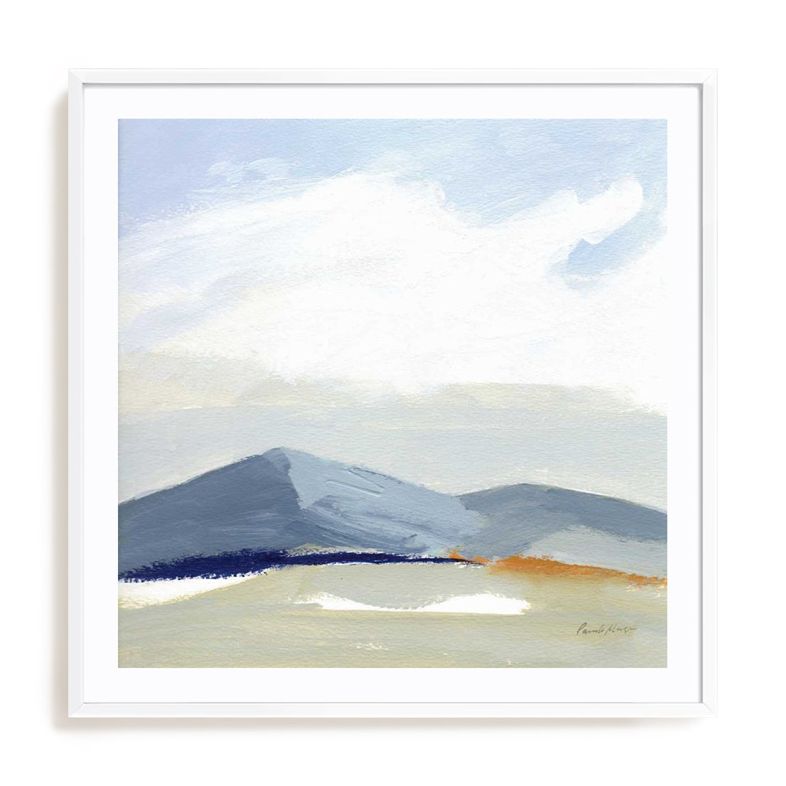 This Land II Art in Stretched Canvas, Framed Print Under Glass, and Gallery Wrapped Shadow Box Canvas