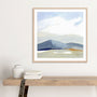 This Land II Art in Stretched Canvas, Framed Print Under Glass, and Gallery Wrapped Shadow Box Canvas