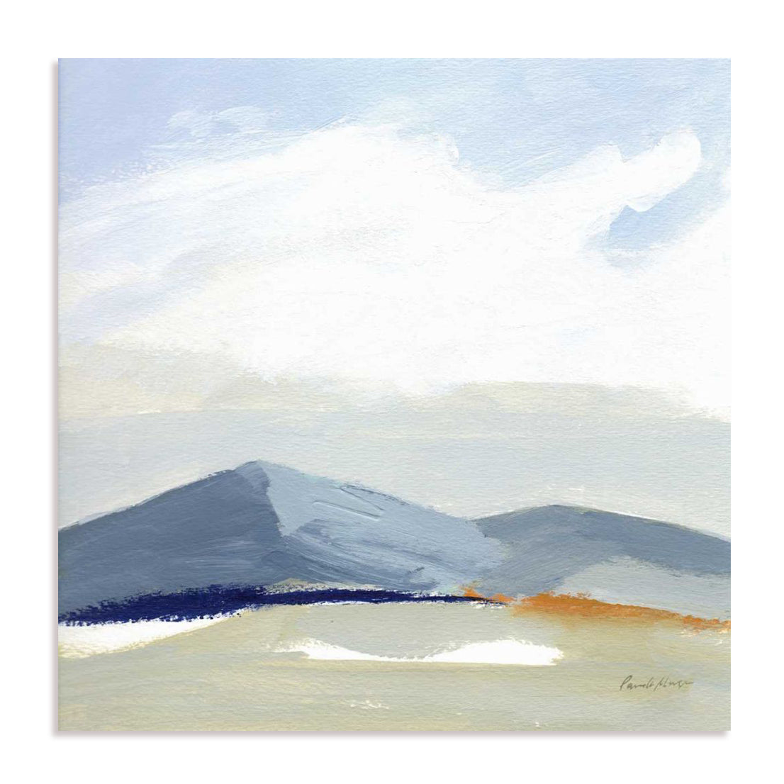 This Land II Art in Stretched Canvas, Framed Print Under Glass, and Gallery Wrapped Shadow Box Canvas