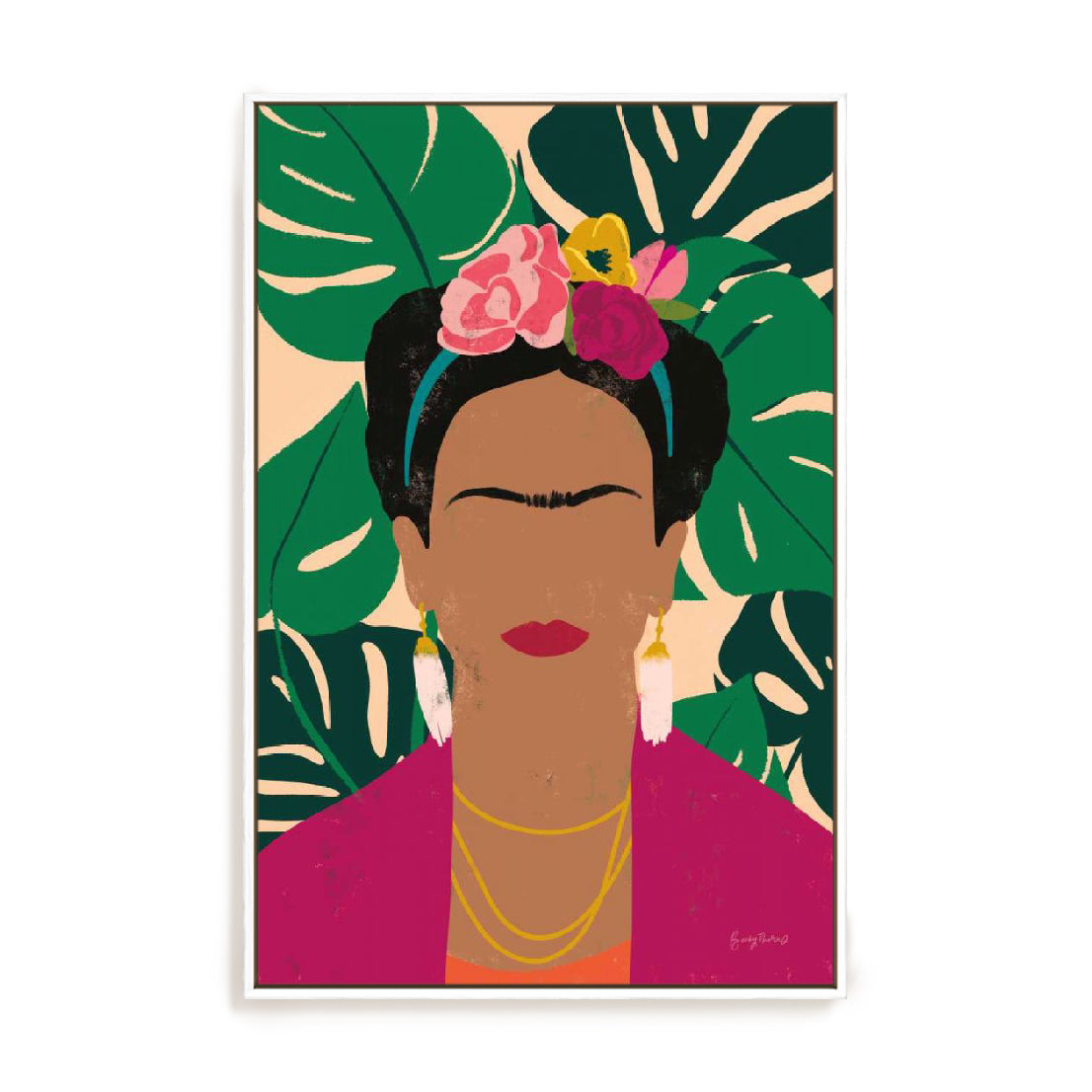 Frida Kahlo I Palms Wall Art