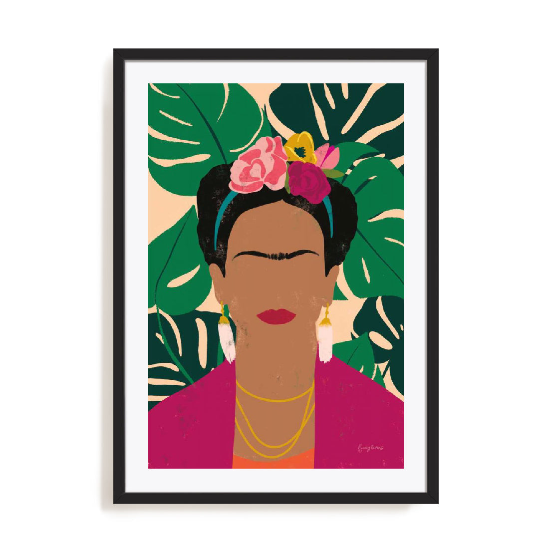 Frida Kahlo I Palms Wall Art