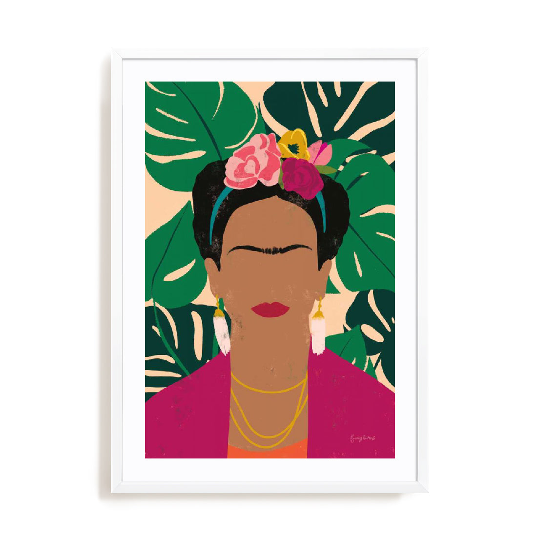 Frida Kahlo I Palms Wall Art