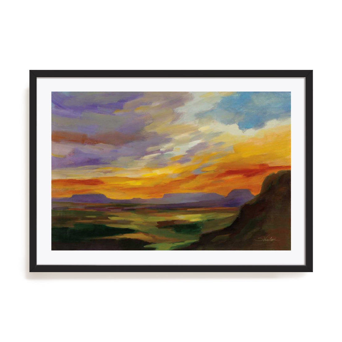 Sonoran Desert Sunset Wall Art
