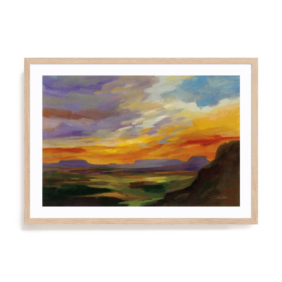 Sonoran Desert Sunset Wall Art