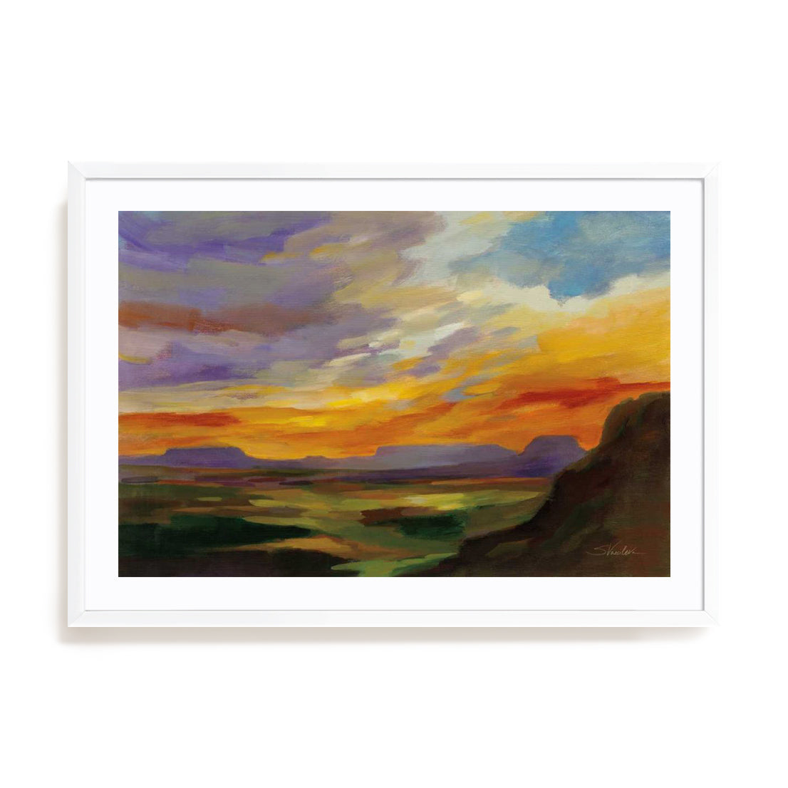 Sonoran Desert Sunset Wall Art