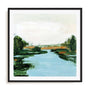 River Flowing Through Wall Art