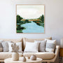 River Flowing Through Wall Art