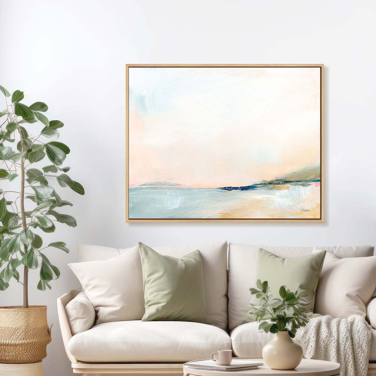 Open Sky Over Water Wall Art