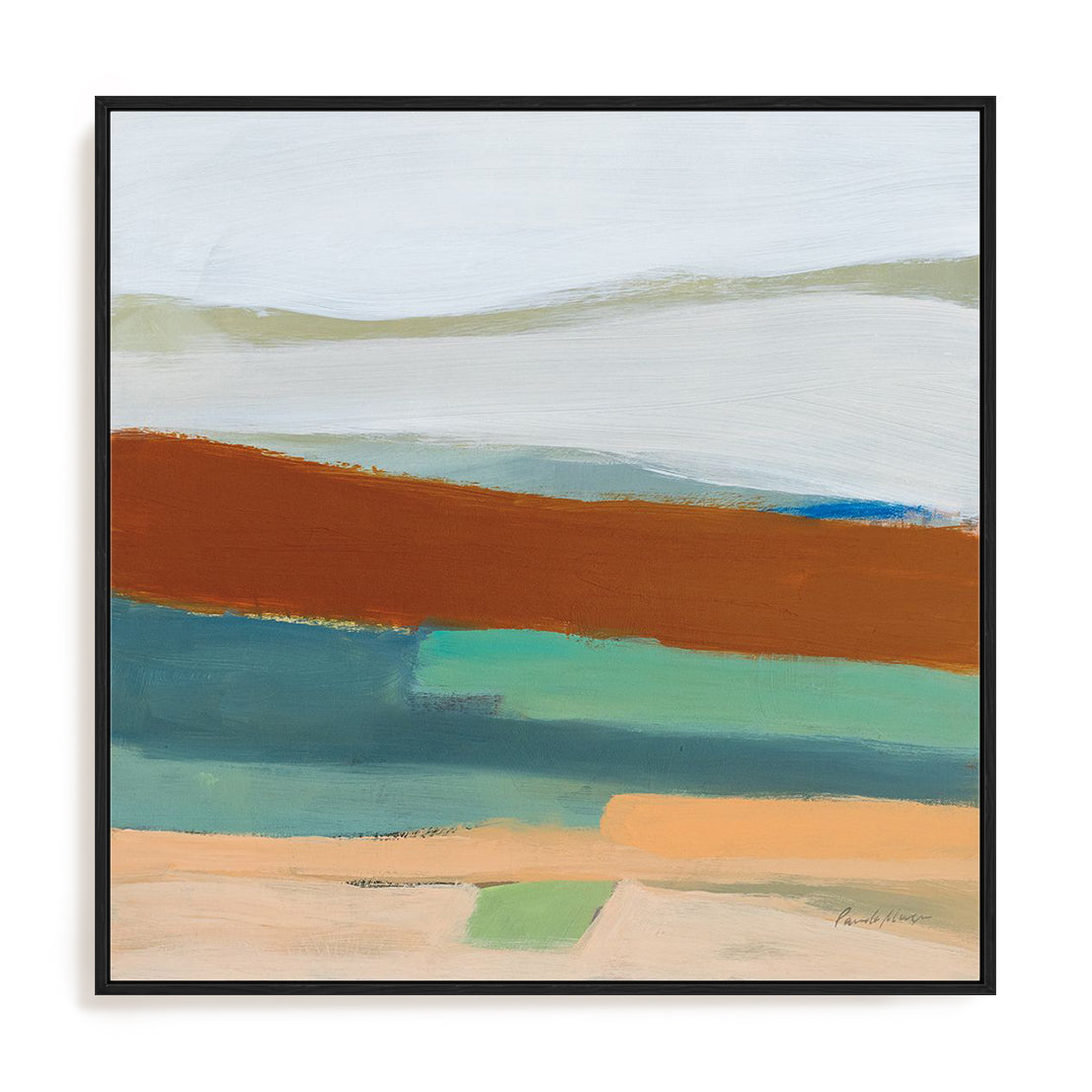Laid Back Art in Stretched Canvas, Framed Print Under Glass, and Gallery Wrapped Shadow Box Canvas
