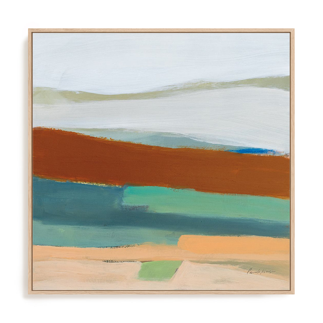 Laid Back Art in Stretched Canvas, Framed Print Under Glass, and Gallery Wrapped Shadow Box Canvas