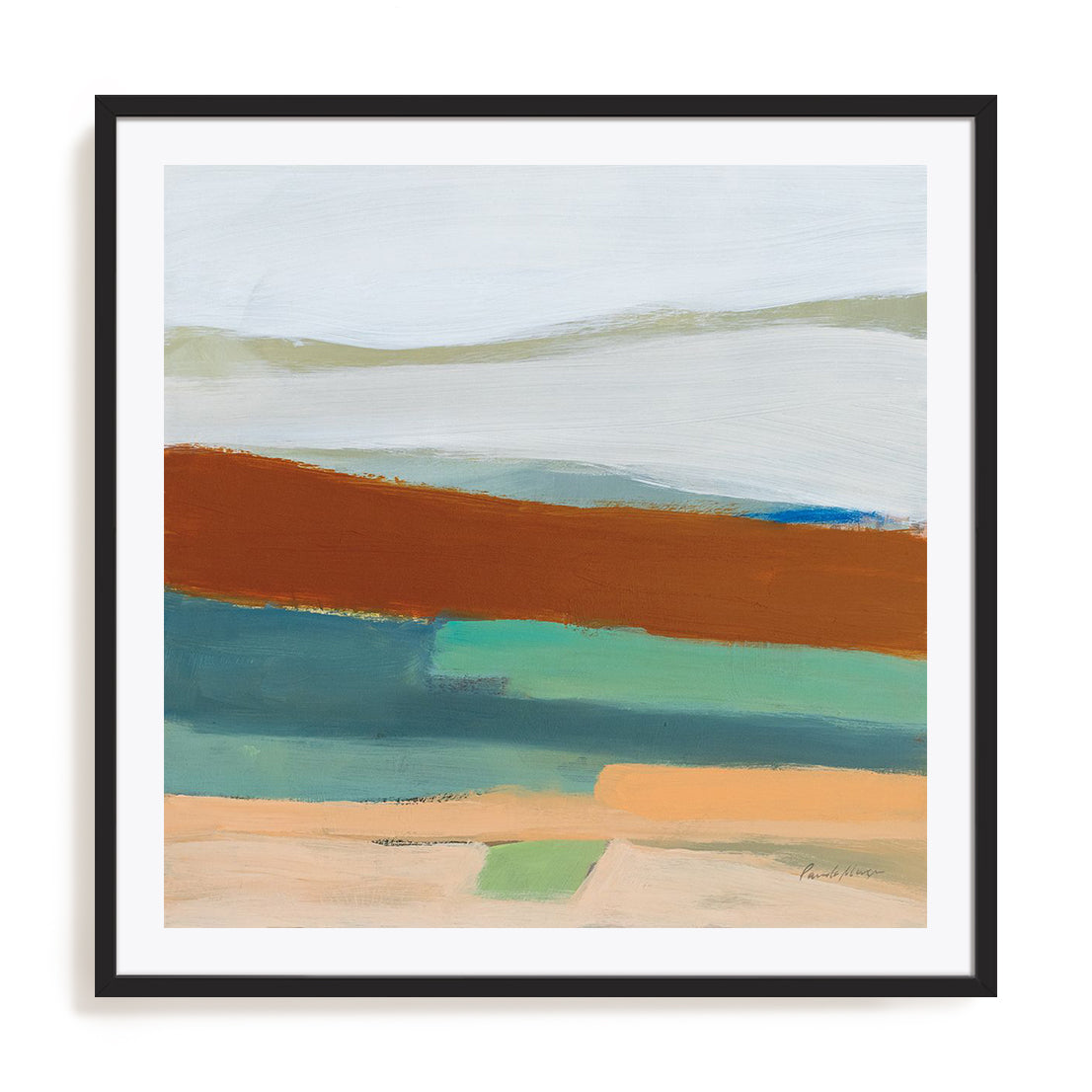 Laid Back Art in Stretched Canvas, Framed Print Under Glass, and Gallery Wrapped Shadow Box Canvas