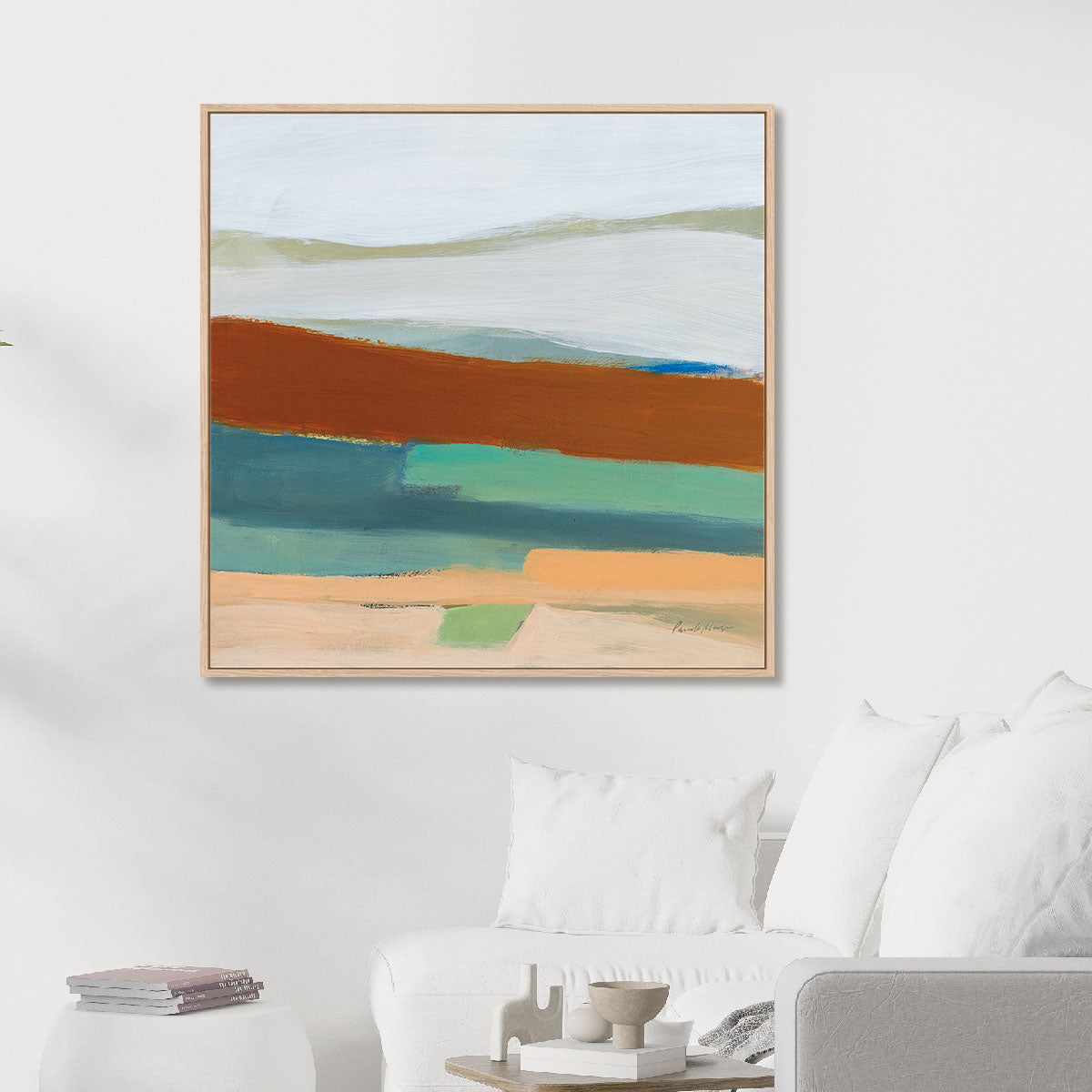 Laid Back Art in Stretched Canvas, Framed Print Under Glass, and Gallery Wrapped Shadow Box Canvas